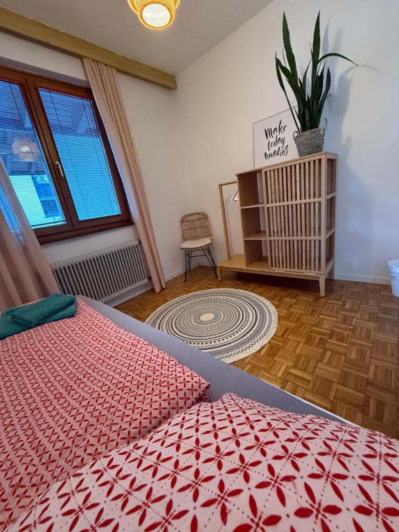 Postel nebo postele na pokoji v ubytování Appartment Scharleralm