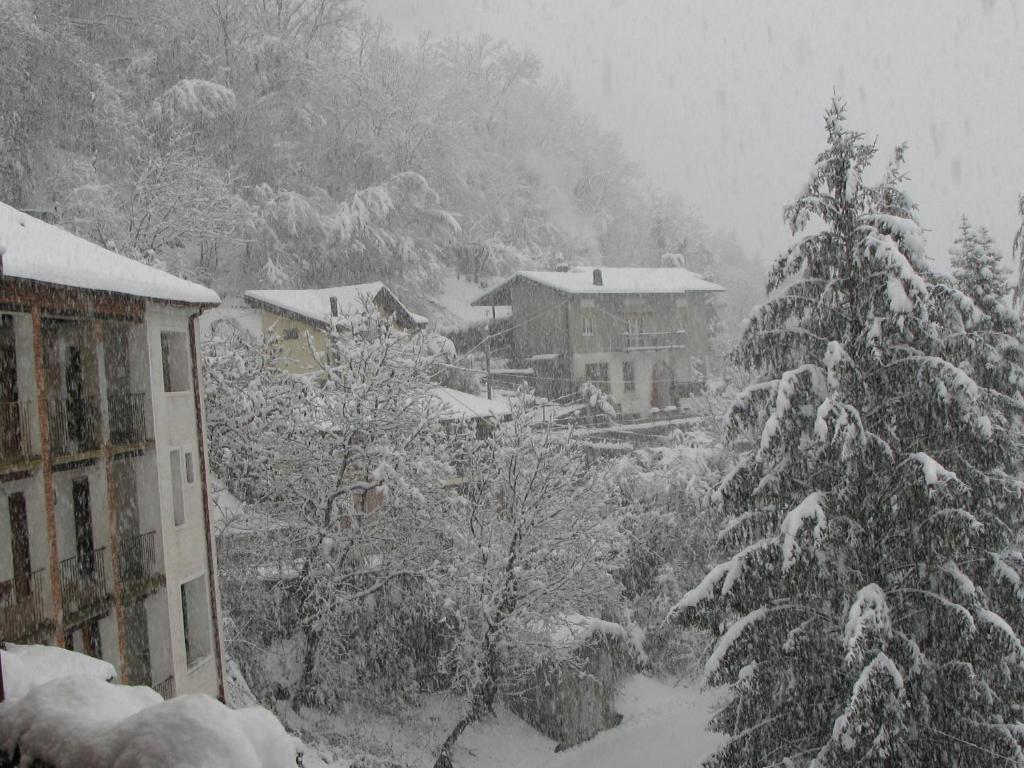 Locanda del Pittore v zimě
