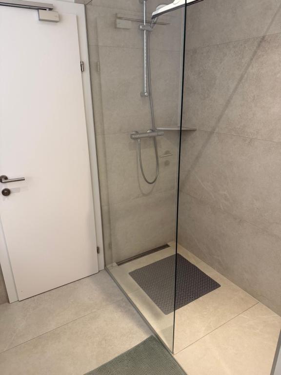 Koupelna v ubytování Appartment Scharleralm