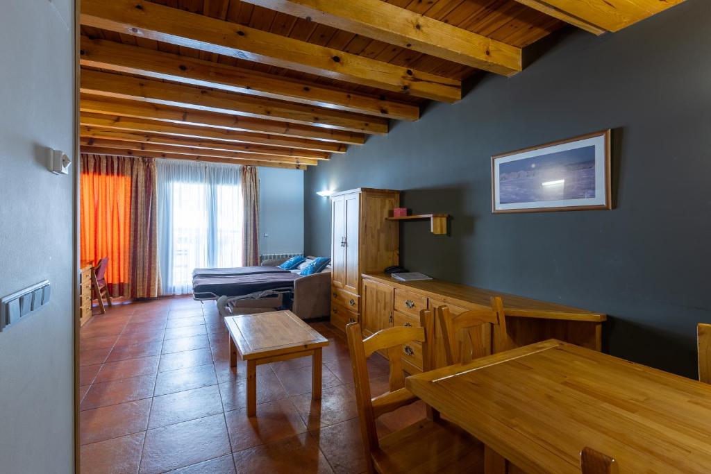 Posezení v ubytování Apartaments Sant Moritz