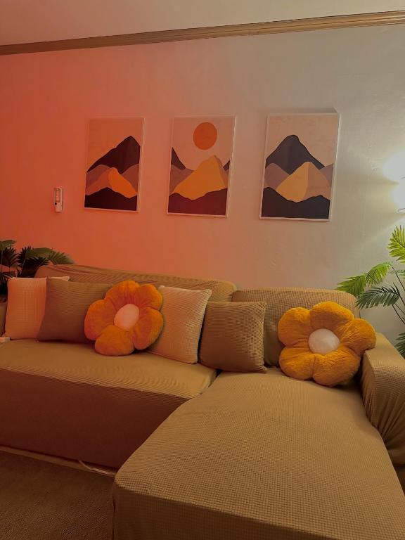 Posezení v ubytování Vibin Chill Staycation