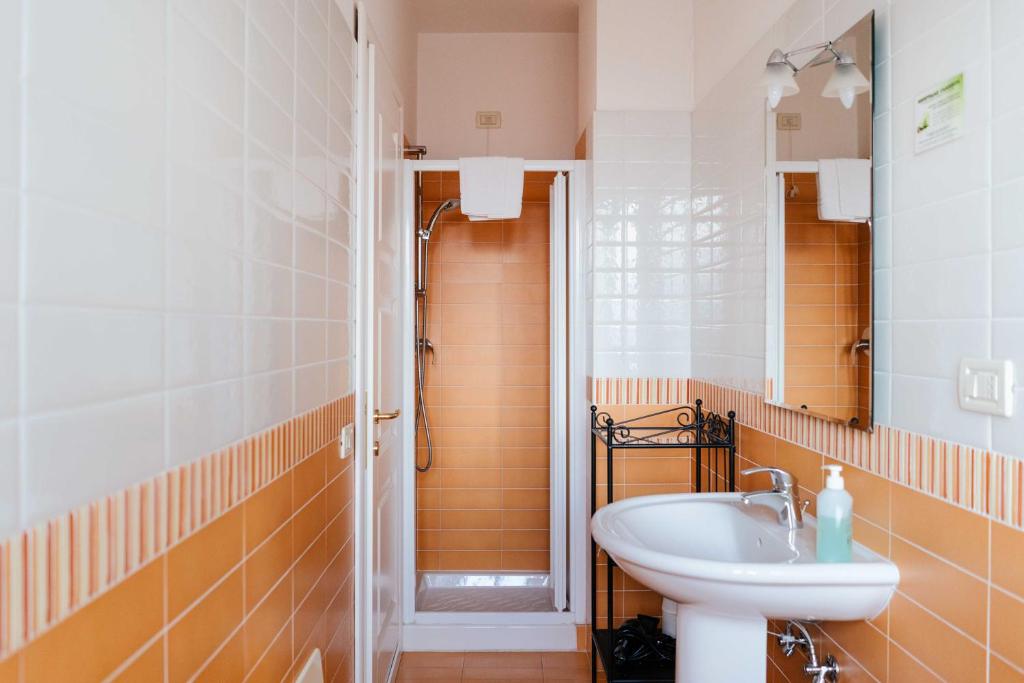 Koupelna v ubytování B&B La Casa Di Tocco