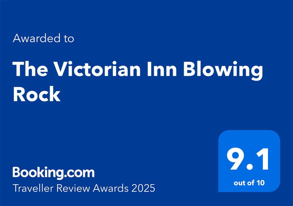 Certifikát, hodnocení, plakát nebo jiný dokument vystavený v ubytování The Victorian Inn Blowing Rock