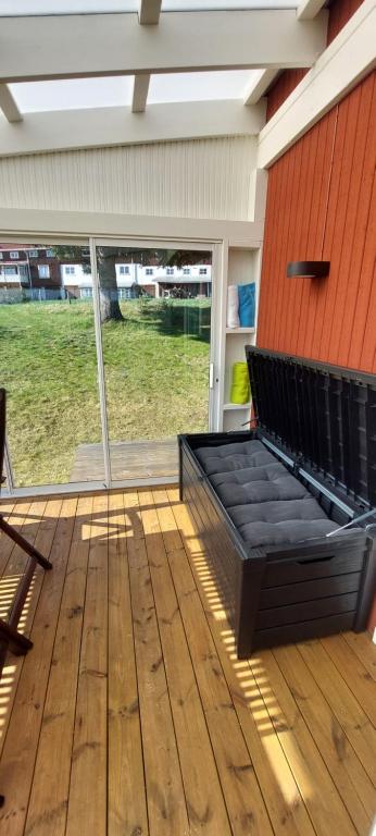 Posezení v ubytování Djurstagården Ängslyckan