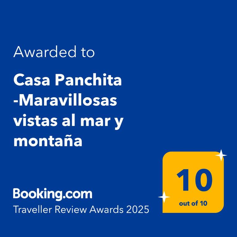 Certifikát, hodnocení, plakát nebo jiný dokument vystavený v ubytování Casa Panchita -Maravillosas vistas al mar y montaña