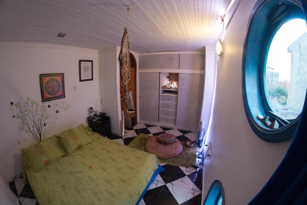 Posezení v ubytování Mandala Yoga Hostel