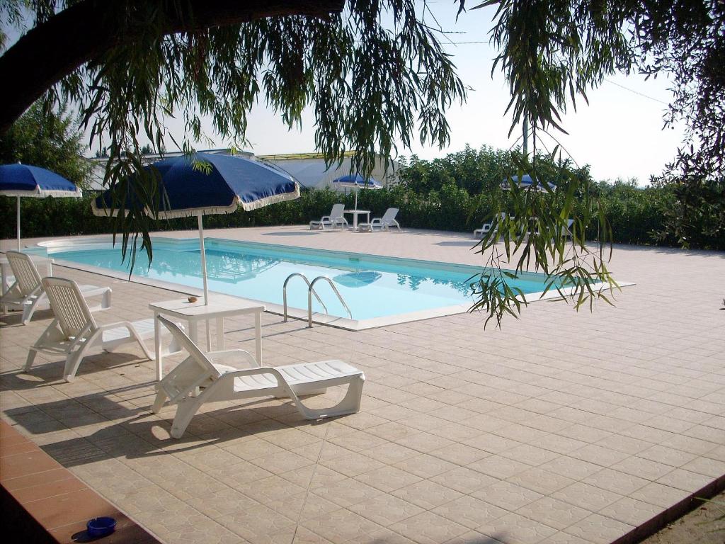 Bazén v ubytování Agriturismoteo nebo v jeho okolí