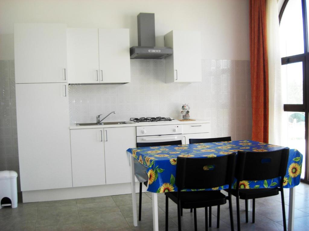 Kuchyň nebo kuchyňský kout v ubytování Agriturismoteo