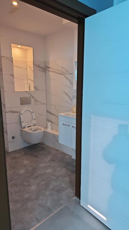 Koupelna v ubytování Hotel Delisa