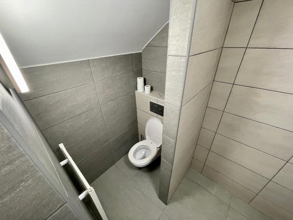 Koupelna v ubytování Apartmany215