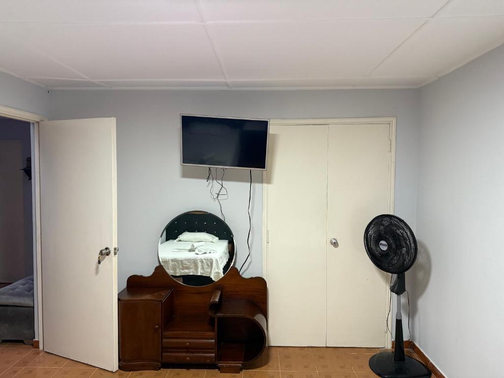 TV a/nebo společenská místnost v ubytování Casa hotel la 33