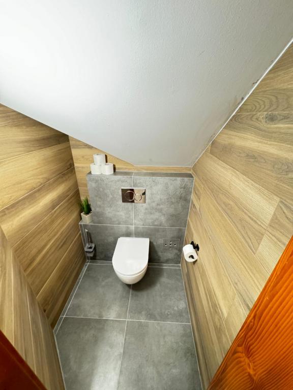 Koupelna v ubytování Apartmany215