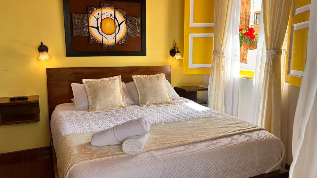 Postel nebo postele na pokoji v ubytování Casa Salento