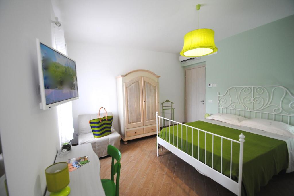 Postel nebo postele na pokoji v ubytování B&B Puglia Vista Mare