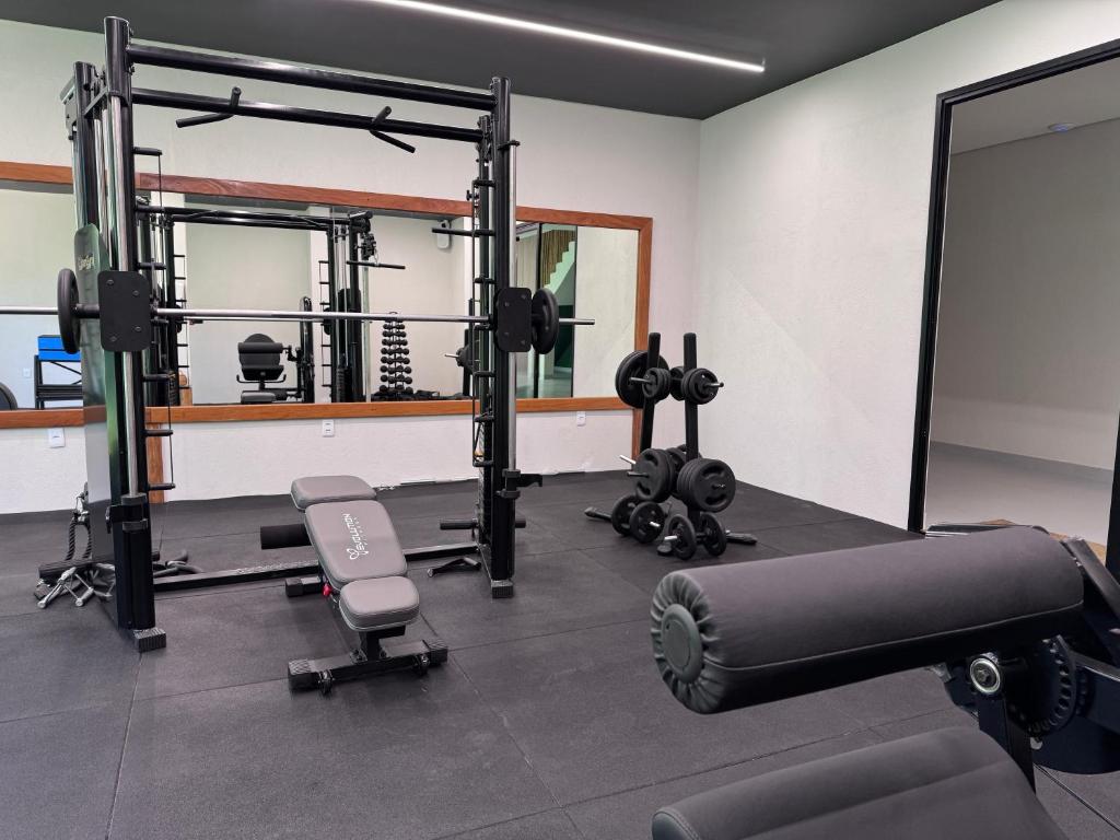 Fitness centrum a/nebo fitness zařízení v ubytování Aysú Trancoso Boutique Hotel