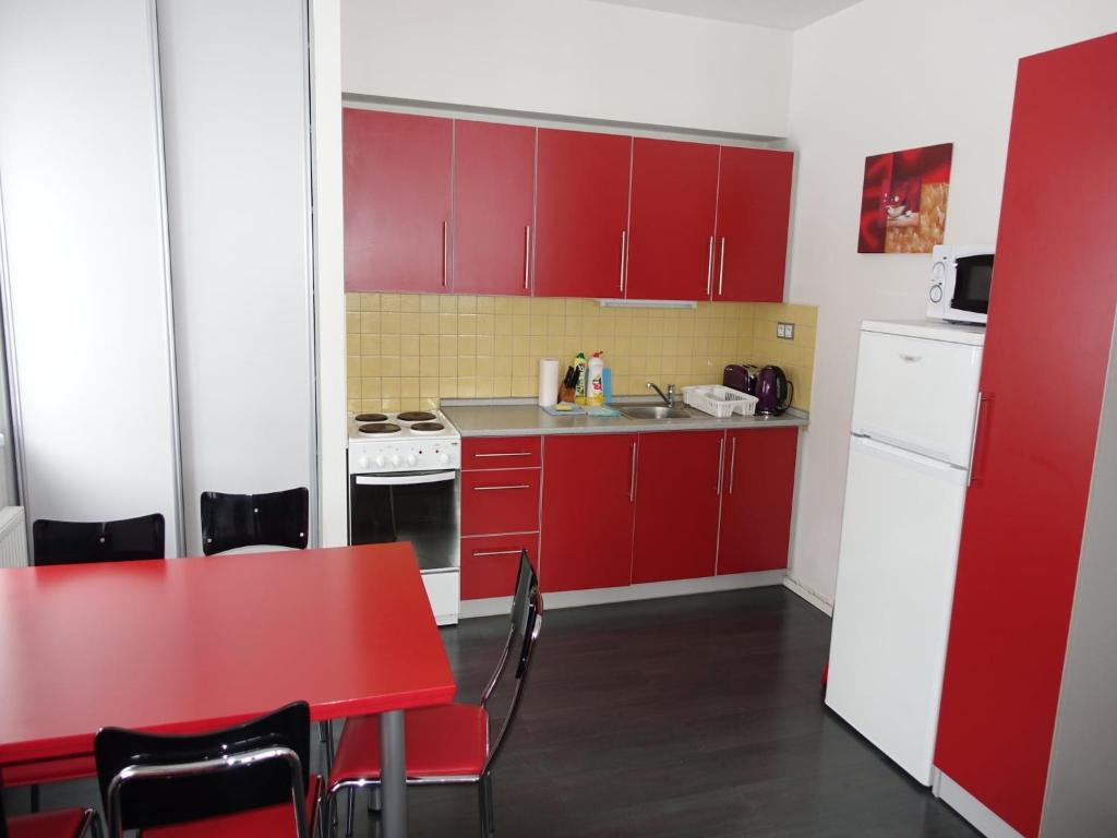 Kuchyň nebo kuchyňský kout v ubytování Modern Apartment in Rokytnice nad Jizerou