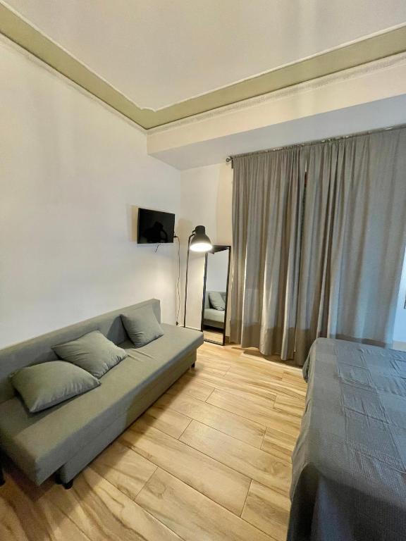 TV a/nebo společenská místnost v ubytování CAMPARY Casa Vacanze