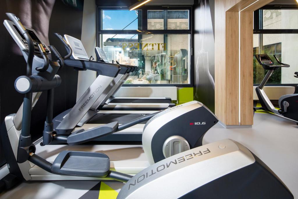 Gimnasio o instalaciones de fitness de OREA Congress Hotel Brno