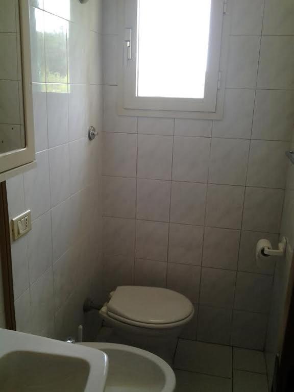 Koupelna v ubytování Hotel Rustichello