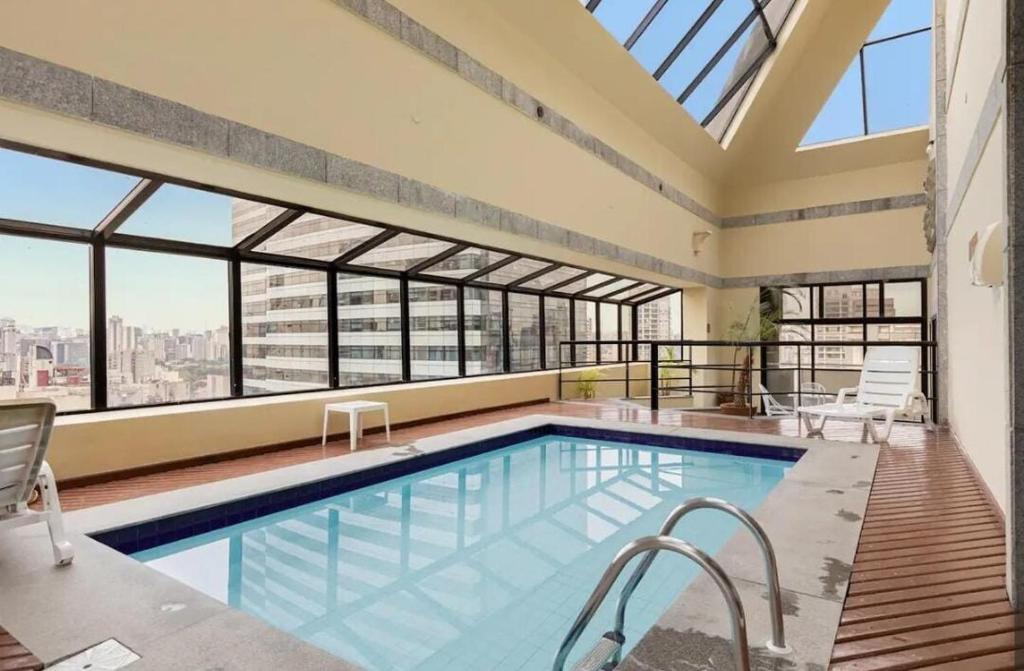 Πισίνα στο ή κοντά στο Flat