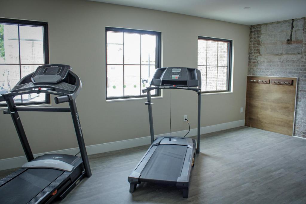 Fitness centrum a/nebo fitness zařízení v ubytování The Principal Hotel