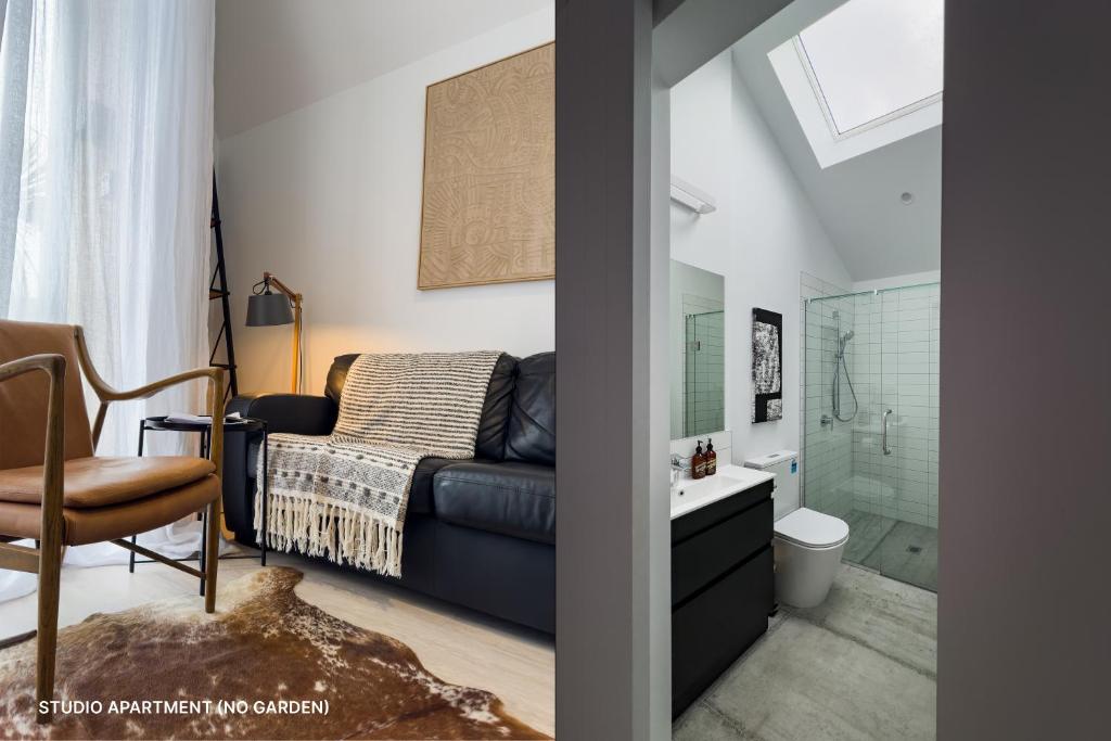 Koupelna v ubytování Matakana Luxury Escapes