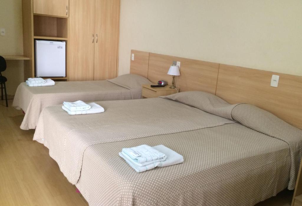 Krevet ili kreveti u jedinici u okviru objekta Hotel Americano