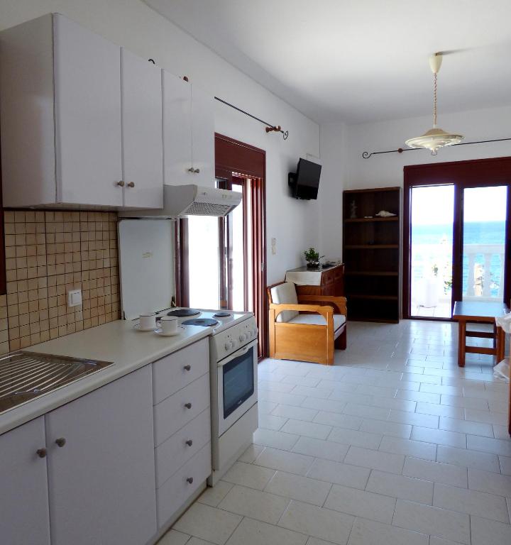 Kuchyň nebo kuchyňský kout v ubytování White House Hotel-Apart