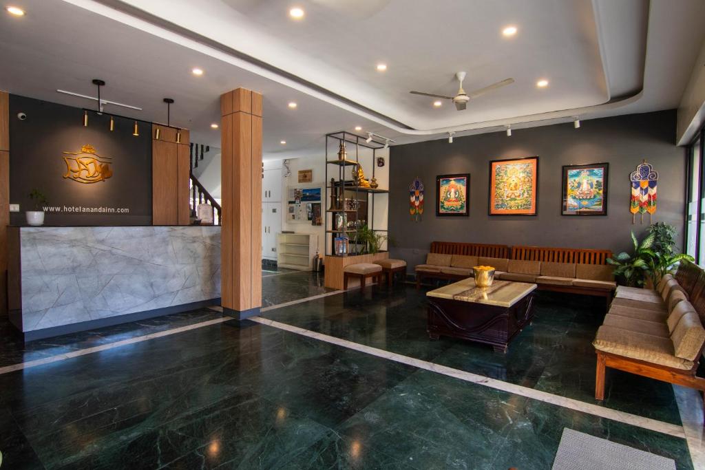 Posezení v ubytování Hotel Ananda Inn