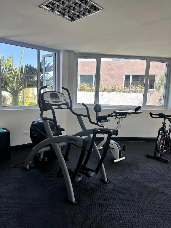 Fitness centrum a/nebo fitness zařízení v ubytování Azalia Palms NEW Oceanview Villa
