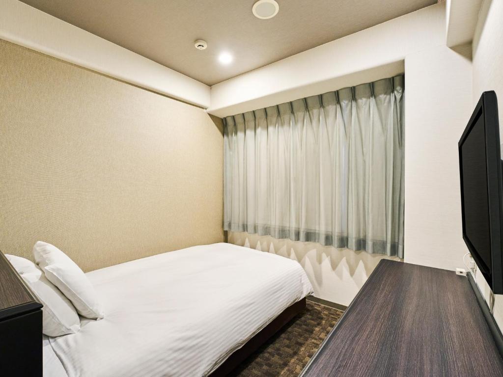 TV a/nebo společenská místnost v ubytování Hotel Elcient Kyoto Hachijoguchi
