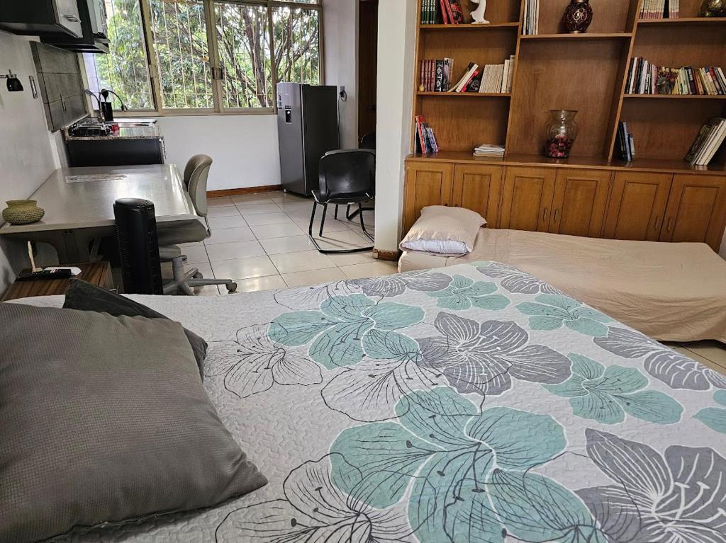 Postel nebo postele na pokoji v ubytování Habitación 3 CHAPALA
