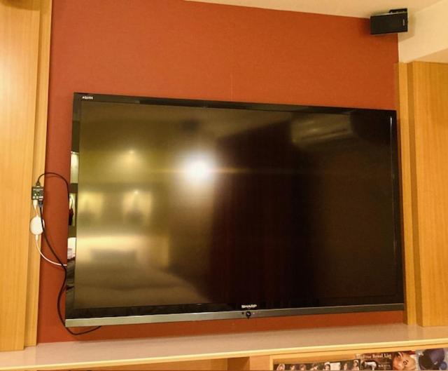 TV a/nebo společenská místnost v ubytování ホテルウォーターゲート岡山