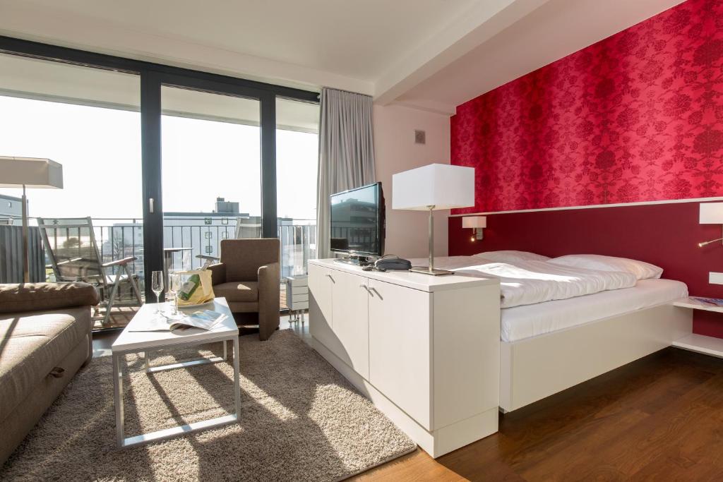 Posezení v ubytování Carat Apartments Grömitz