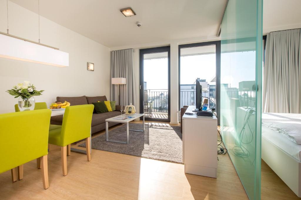 Posezení v ubytování Carat Apartments Grömitz