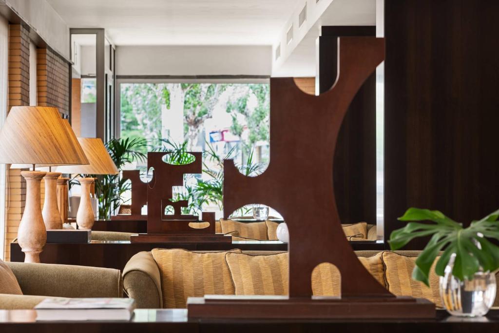 Posezení v ubytování AC Hotel Ciudad de Tudela by Marriott