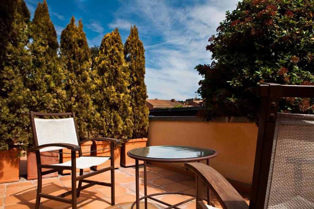 Balkón nebo terasa v ubytování AC Hotel Ciudad de Tudela by Marriott