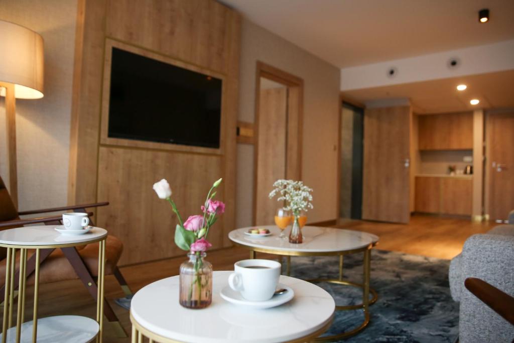 Część wypoczynkowa w obiekcie Hotel Mazurski Raj