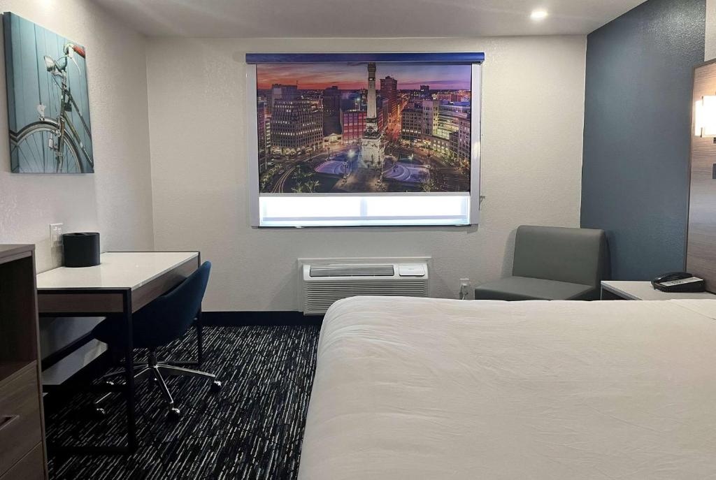 Baymont by Wyndham Indianapolis Northeast - Kamer Met Kingsize Bed - Niet-Rokers