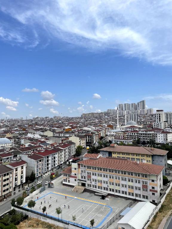 A general view of Esenyurt or a view of the city taken from Az apartmant