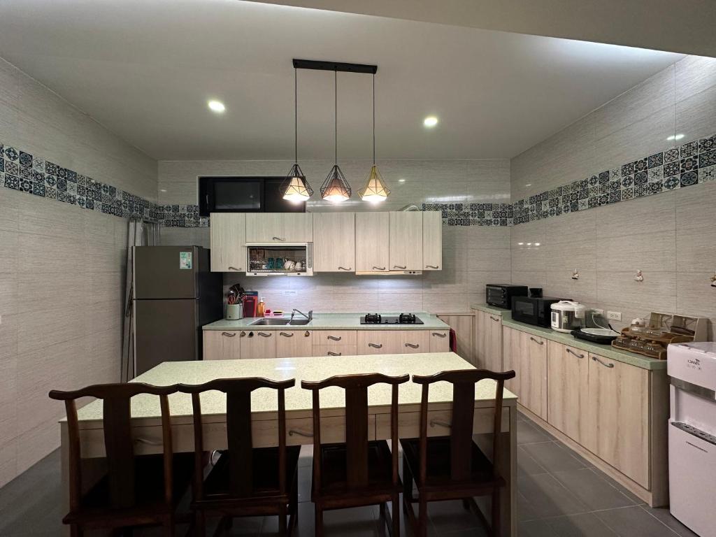 Dapur atau dapur kecil di 禾夏民宿Her Shot Inn