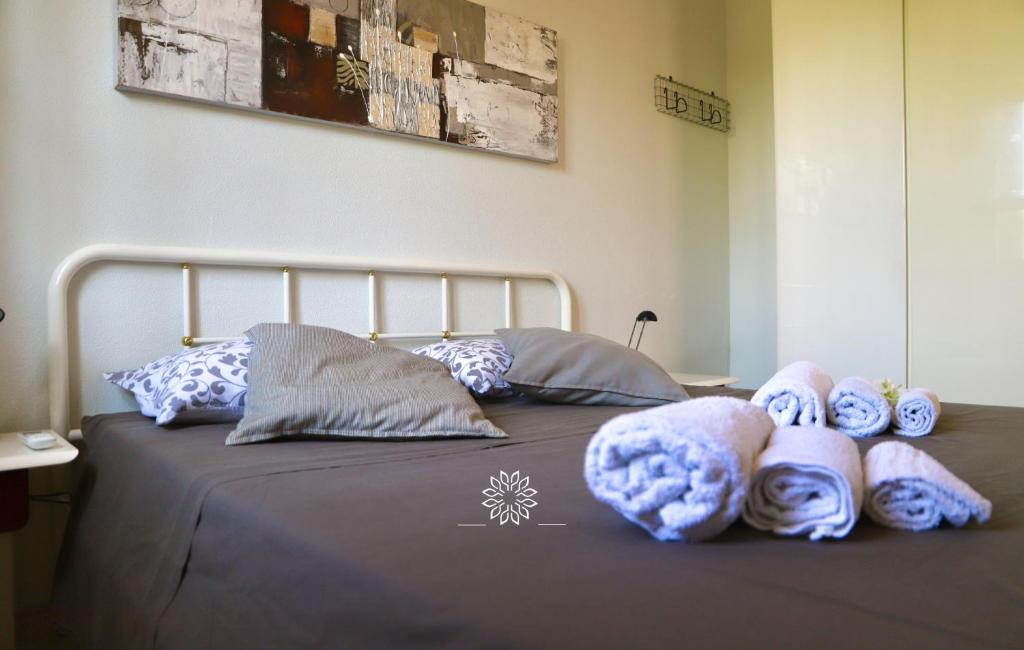 Postel nebo postele na pokoji v ubytování Casa Lucia