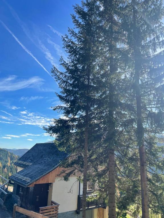 Un paisaje natural cerca del chalet de montaña