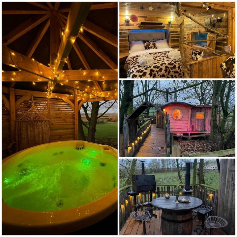 Fotografie z fotogalerie ubytování Burtree Country House, Tipi's, Treehouse & Lodge & house rooms with hot tubs in a private garden v destinaci Thirsk