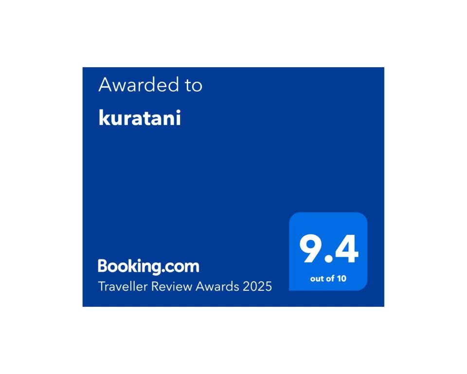 Certifikát, hodnocení, plakát nebo jiný dokument vystavený v ubytování kuratani