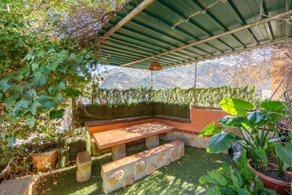Zahrada ubytování Casa Rural La Jirola -La Vivienda 1