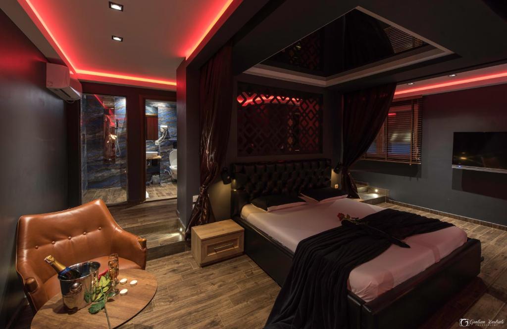Posezení v ubytování Vera HOTEL-VILLA