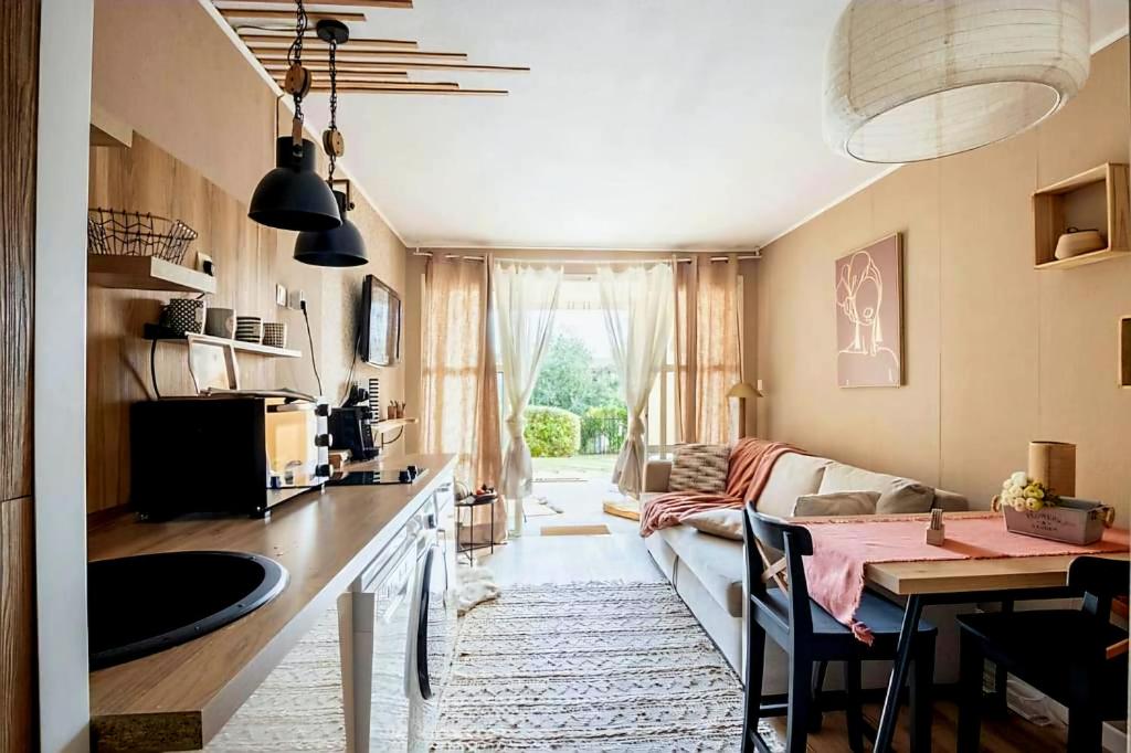 O bucătărie sau chicinetă la Vacances en paradis