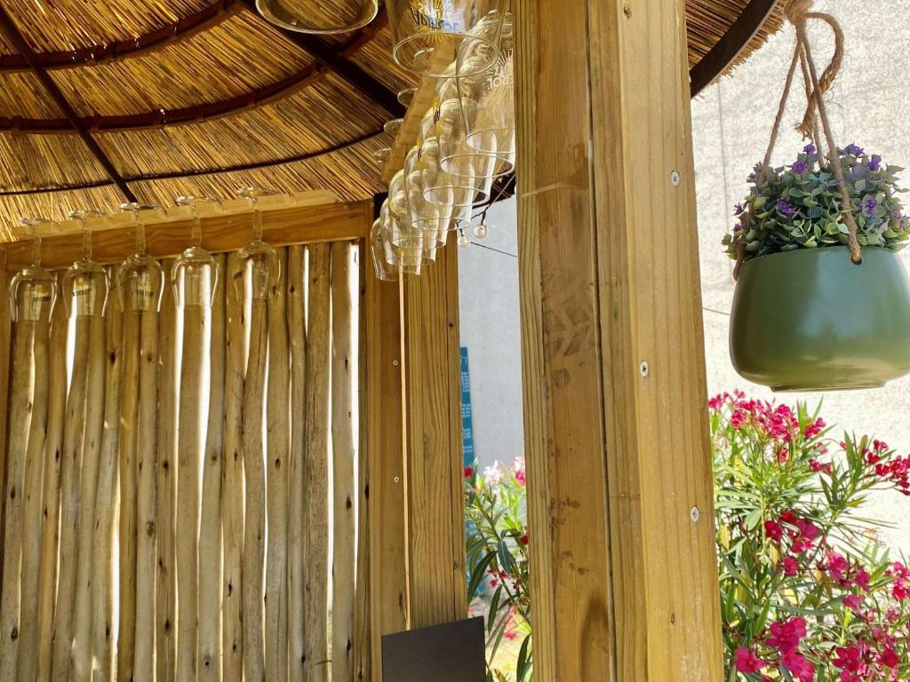 Zahrada ubytování ibis Styles Lyon Sud Vienne