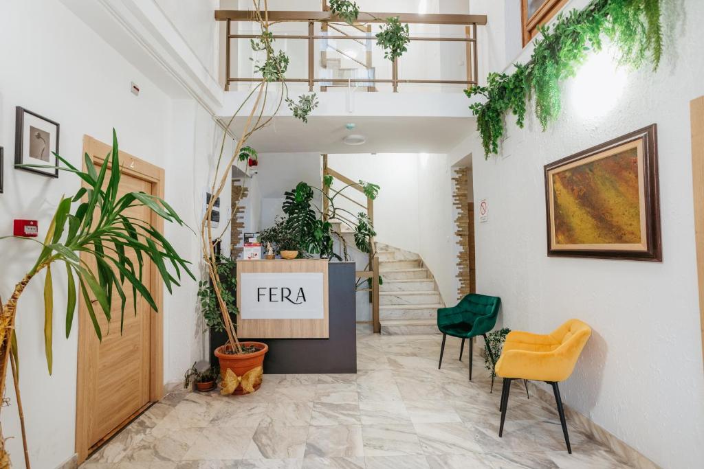 Vstupní hala nebo recepce v ubytování Fera